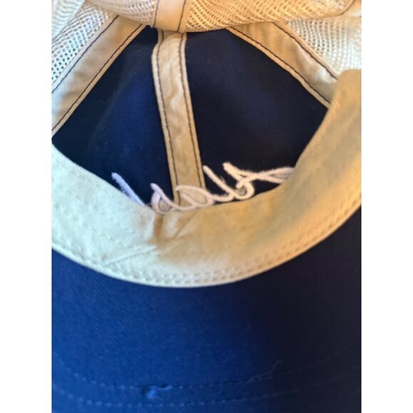 Alaska Embroidered Navy Blue & Beige Trucker Hat - Picture 7 of 7